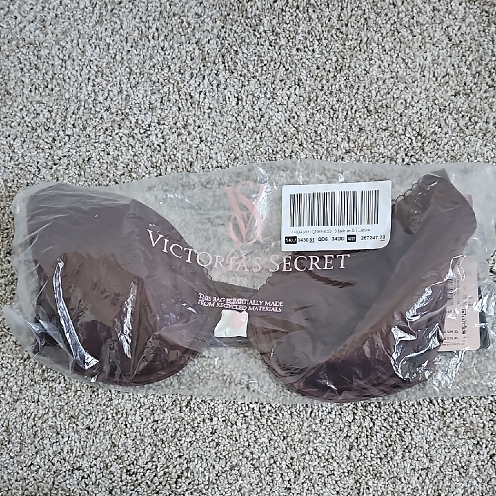 NWT Victoria's Secret Brown Bra Adaptive Lightly lined